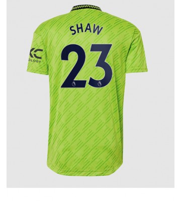Manchester United Luke Shaw #23 Tredjedrakt 2022-23 Kortermet
